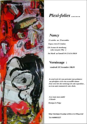 Monique le Paige expose du 13 octobre au 29 novembre 2011 Illustrations