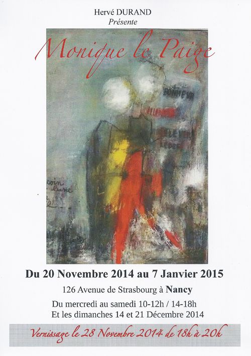 Monique le Paige expose du 20 novembre au 7 janvier 2015 Illustrations