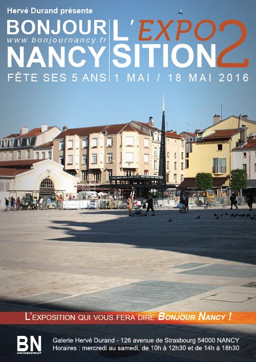 Bonjour Nancy, l'exposition des 5 ans du 1er au 18 mai 2016 Illustrations