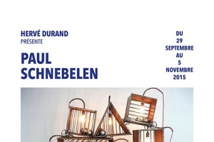 Paul Schnebelen expose du 29 septembre au 5 novembre 2015 - Galerie Hervé Durand